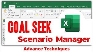 Master Advanced Goal Seek & Scenario Manager in Excel | Unlock Powerful Data Analysis Techniques