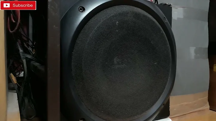 Logitech Z5500 THX Certified 5.1 Home Theater Bass Test // The technoboy