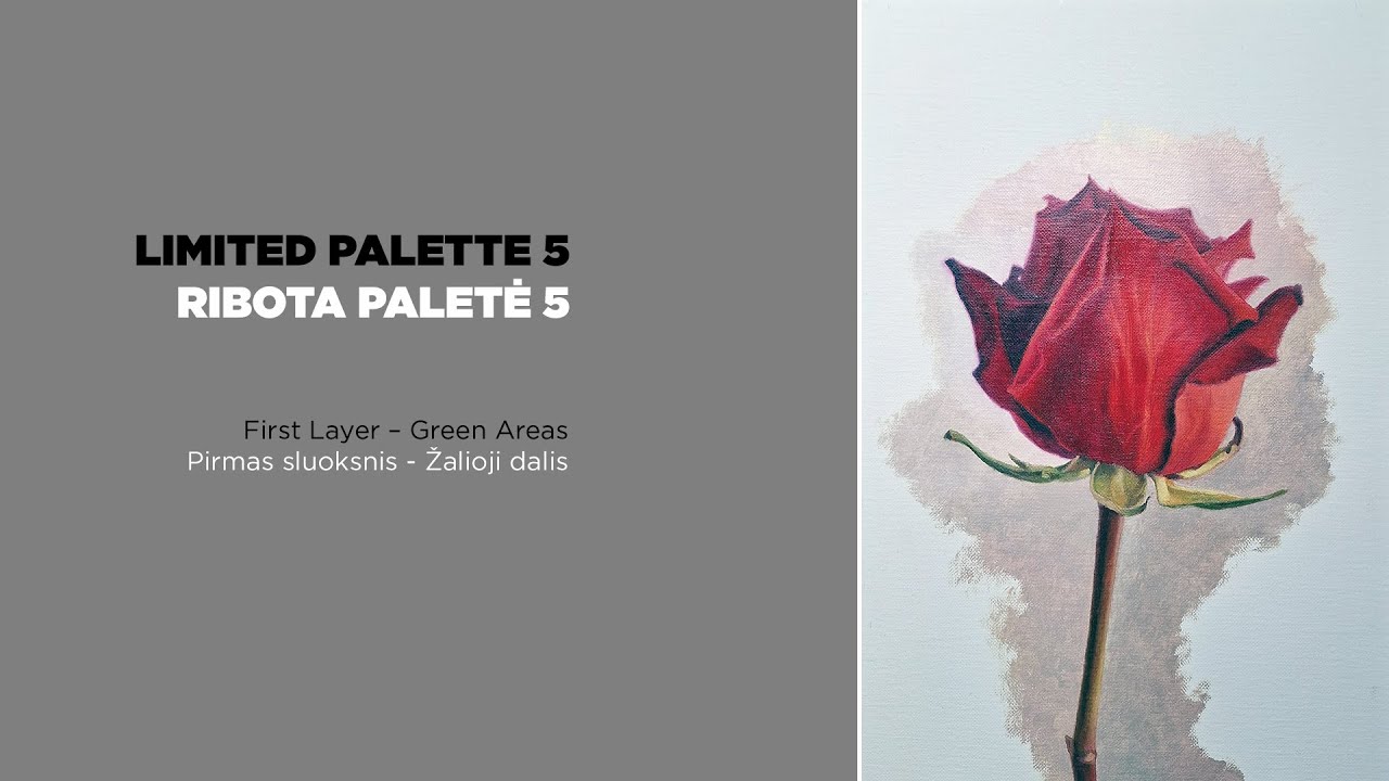 Limited Palette: First Layer – Completion (Green Areas) | Part 5 | Ribota paletė (EN/LT)