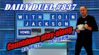 Live Countdown Play-Along [The Daily Duel #837]