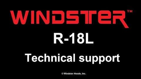Windster Range Hood - RA-18L - How to replace control switch