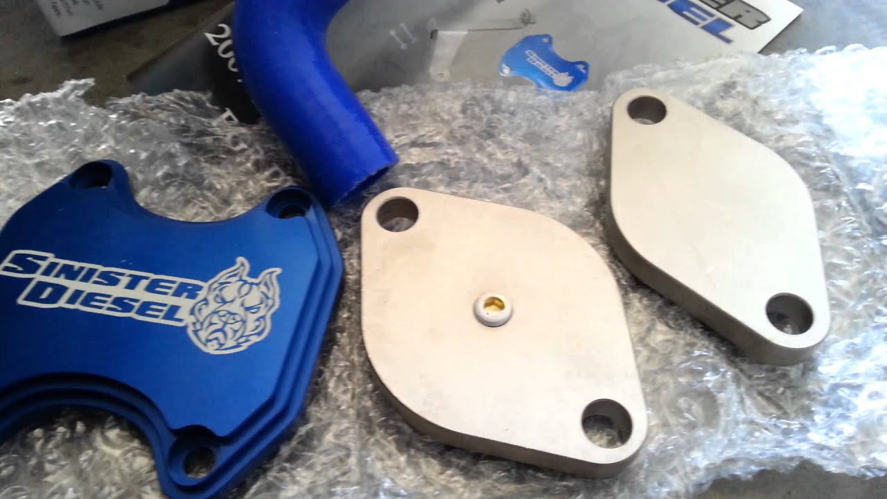 Sinister Diesel EGR Delete Kit Sinister Diesel SD-EGRD-6.7C-10 Car