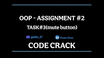 OOP | Assignment#2 | Task#3 (mute button by juce)