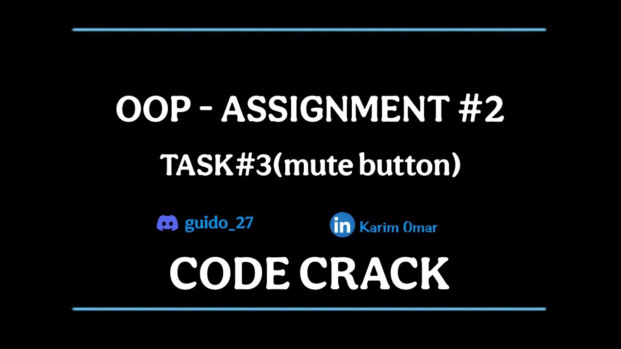 OOP | Assignment#2 | Task#3 (mute button by juce)