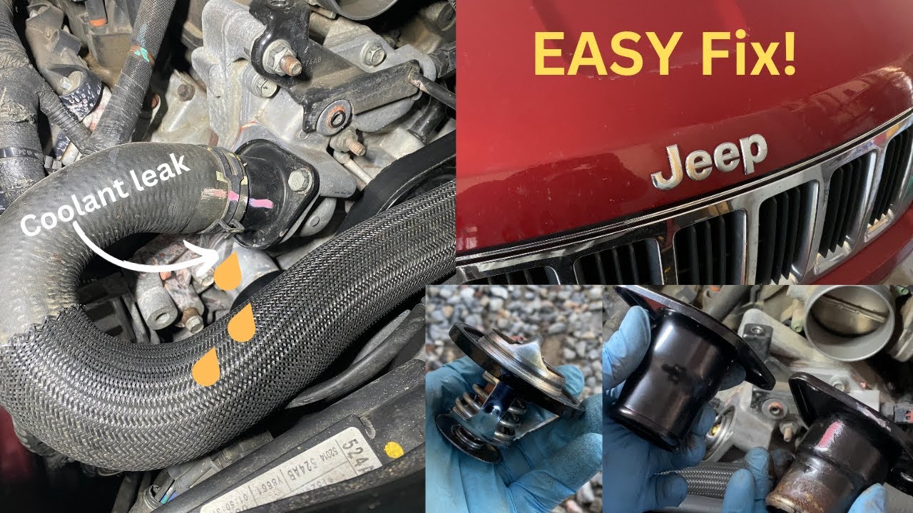 Jeep grand cherokee 5 7 thermostat and thermostat housing replacement