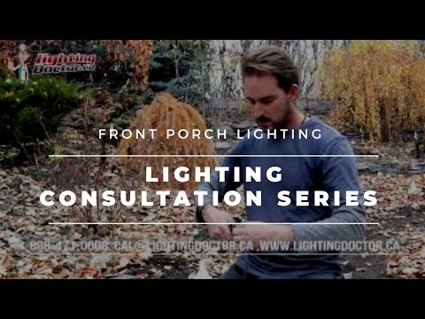 How to Install Landscape Lighting - Accent Lighting for your Front ...