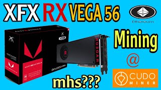 XFX RX Vega 56 Mining Ethereum at CUDO Miner