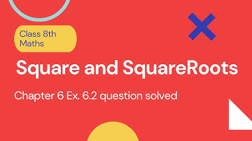 Class 8 NCERT Maths Chapter 6 Squares and Square Roots  Concepts Ques Solved #class8 #createachmore