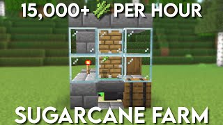EASY 1.20+ Sugarcane Farm For Minecraft Bedrock : MCPE 2022