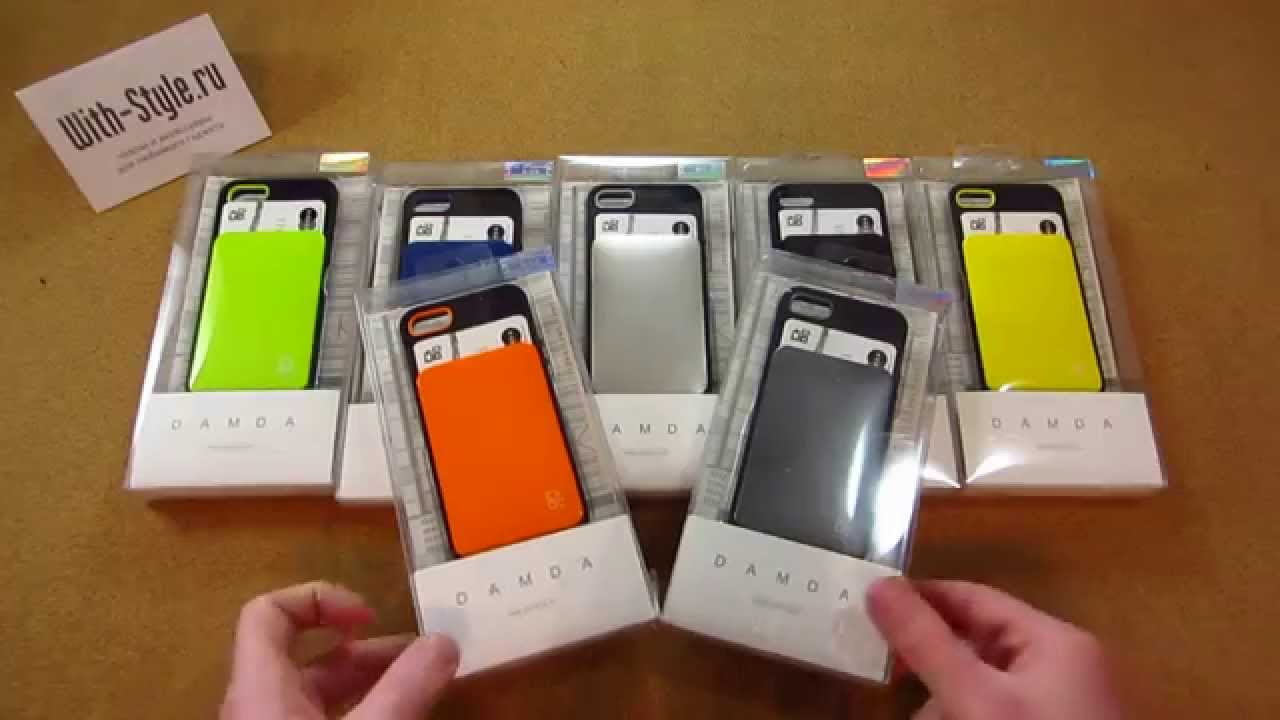 Пластиковый чехол-накладка для iPhone 5/5S Verus Damda Card Slot Hybrid