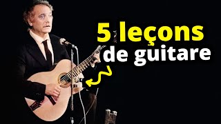 BRASSENS : 5 leçons de guitare inspirantes