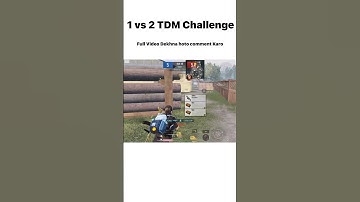 1 vs 2 TDM Challenge In Bgmi #shorts #challenge #tdm #jonathan