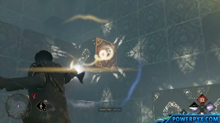 Hogwarts Legacy - Depulso Puzzle Room 1 - Location & Solution Guide (Secret Library Annex Chest)