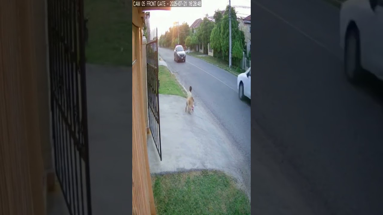 Dog’s Quick Reaction Saves Kid From Car Accident 🐕🚗😱