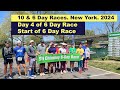 Day 4 of 10 day race start of 6 day race new york 2024