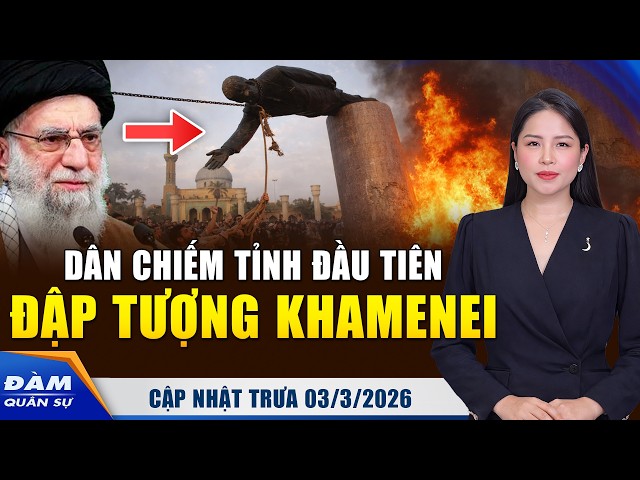 Thành Phố Đầu Tiên Được Giải Phóng, Dân Iran Cướp Súng, Đập Tượng Khamenei