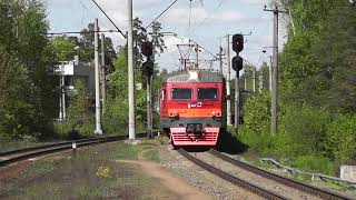 Поезда На Сестрорецкой Ветке И Ст. Белоостров 2017Г