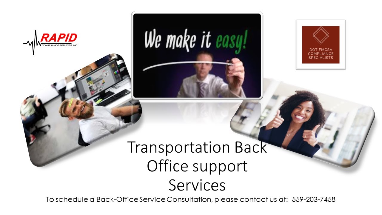 Back Office Support for Transportation Companies - YouTube