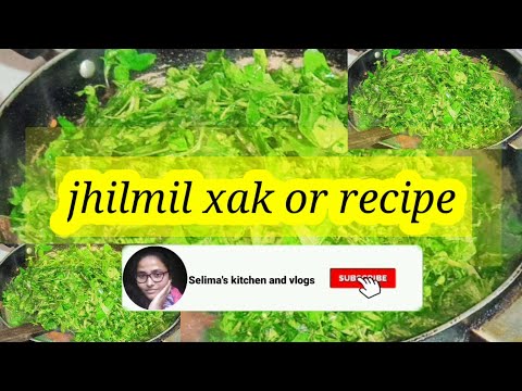 #batua sag/jhilmil xag or ata tasty recipe eneke bonai khai sabo it's very tasty 😘❤️🙏/Selima