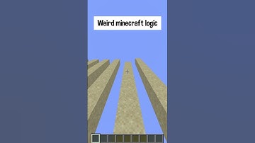 Minecraft Logic is Weird #SHORT