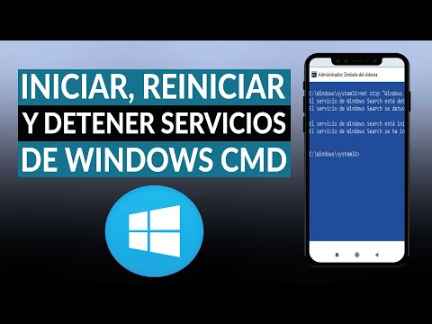 Cómo iniciar, reiniciar y detener los SERVICIOS de WINDOWS desde CMD