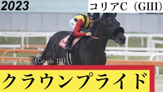 クラウンプライドが持ったまま10馬身差の圧勝！海外重賞2勝目【コリアC 2023】/ Crown Pride【Korea Cup 2023】