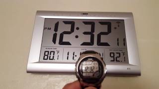 Atomic watch,atomic clock synchronized movement.