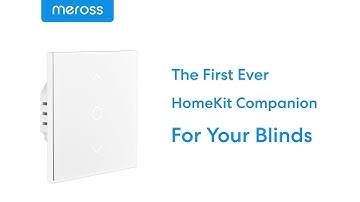 Meross New Arrival丨The First-ever HomeKit Compansion Roller Shutter for Your Blinds.
