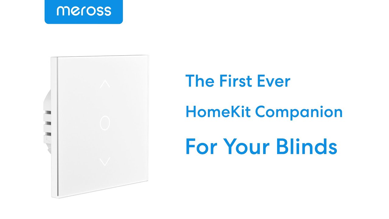 Meross New Arrival丨The First-ever HomeKit Compansion Roller Shutter for Your Blinds.