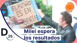 El Doce En Buenos Aires La Llegada De Milei A La Sede De La Libertad Avanza