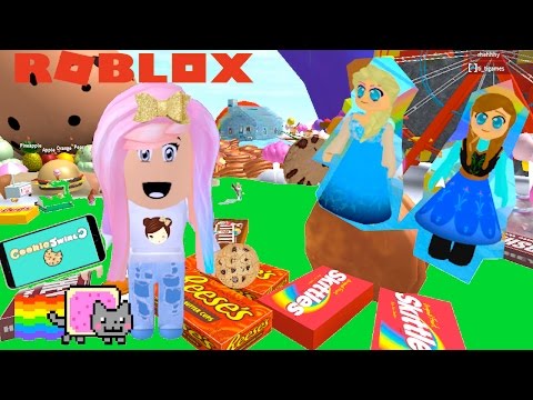 Jugando Roblox Frozen Elsa Fnaf Y Mlp Personajes Jugando - youtube cookie swirl c videos roblox