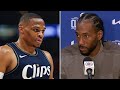 Kawhi Leonard on Russell Westbrook&#39;s Decision to Come Off the Bench