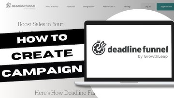 How To Create A Deadline Funnel Campaign - Simple Step by Step (2025)