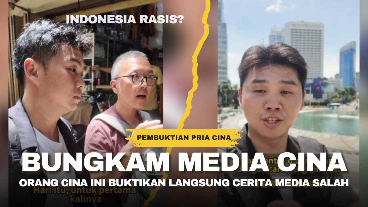 SERING DICERITAKAN NEGATIF, ORANG CINA INI BUKTIKAN INDONESIA TIDAK SEBURUK YANG DIBERITAKAN MEDIA