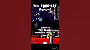 Free 10 MOONS!!! (Easiest Platformer Demon) #geometrydash #gd #shorts