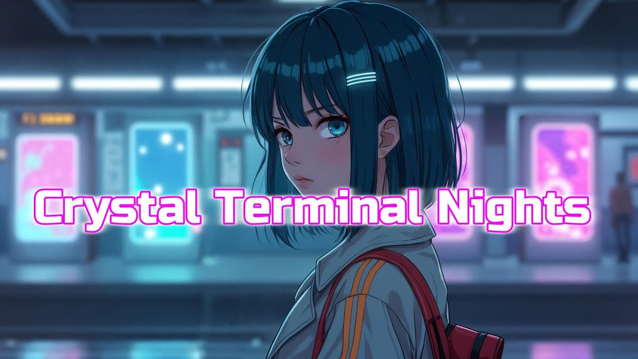 Crystal Terminal Nights | Chill Synthwave & Retrowave Music for Late Night Travel