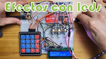 Probando Efectos de Luces LED con Rubi-128k y Arduino IDE
