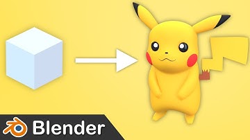 Blender - Pikachu Modeling Timelapse