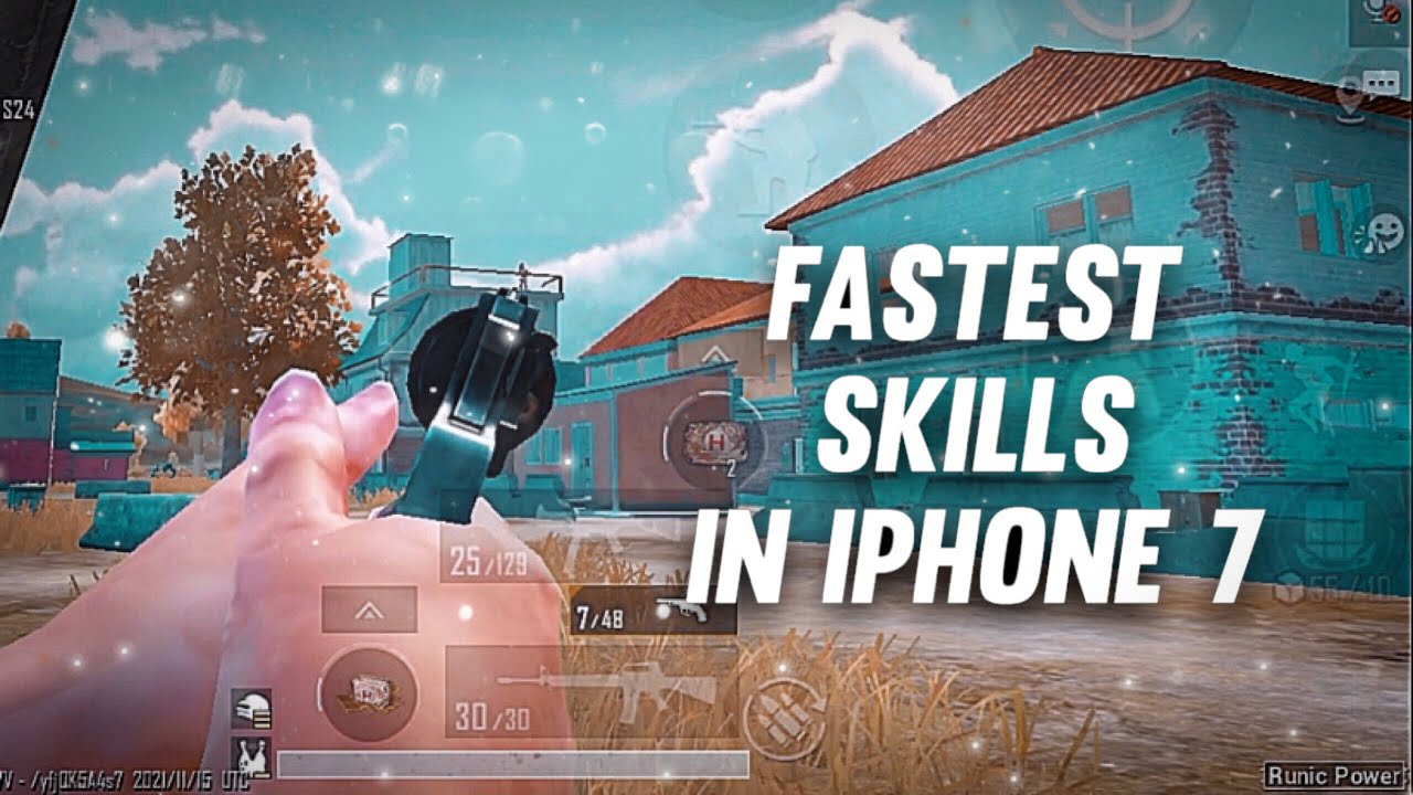 FASTEST SKILLS IN IPHONE 7 ⚡️