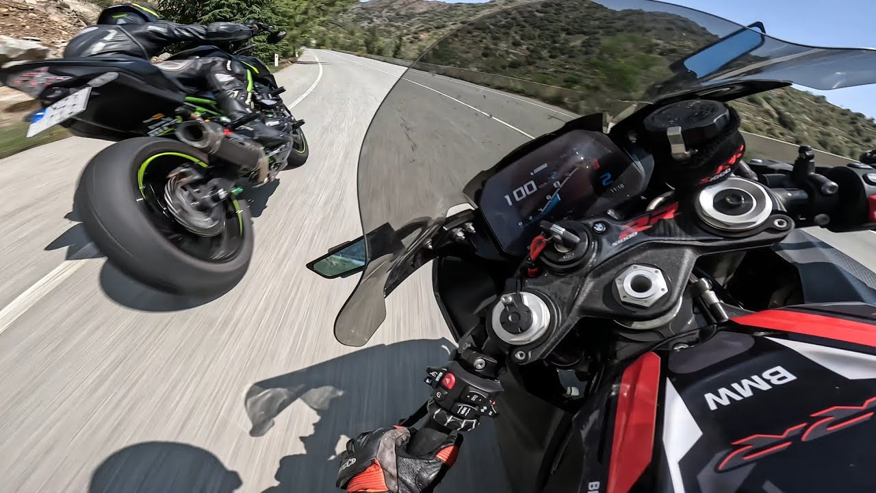 BMW S1000RR Chill Ride Cornering