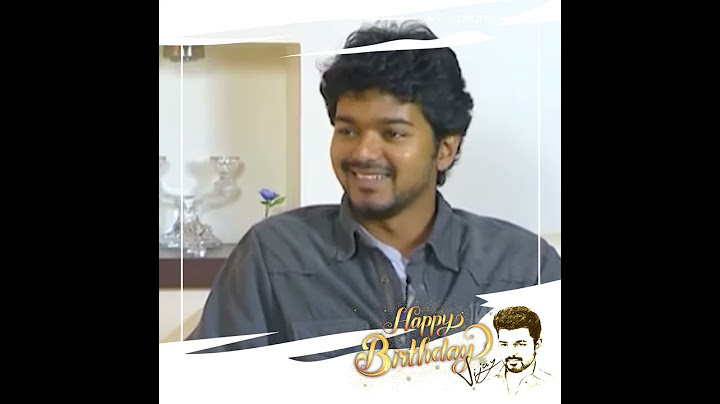 Happy Birthday Vijay