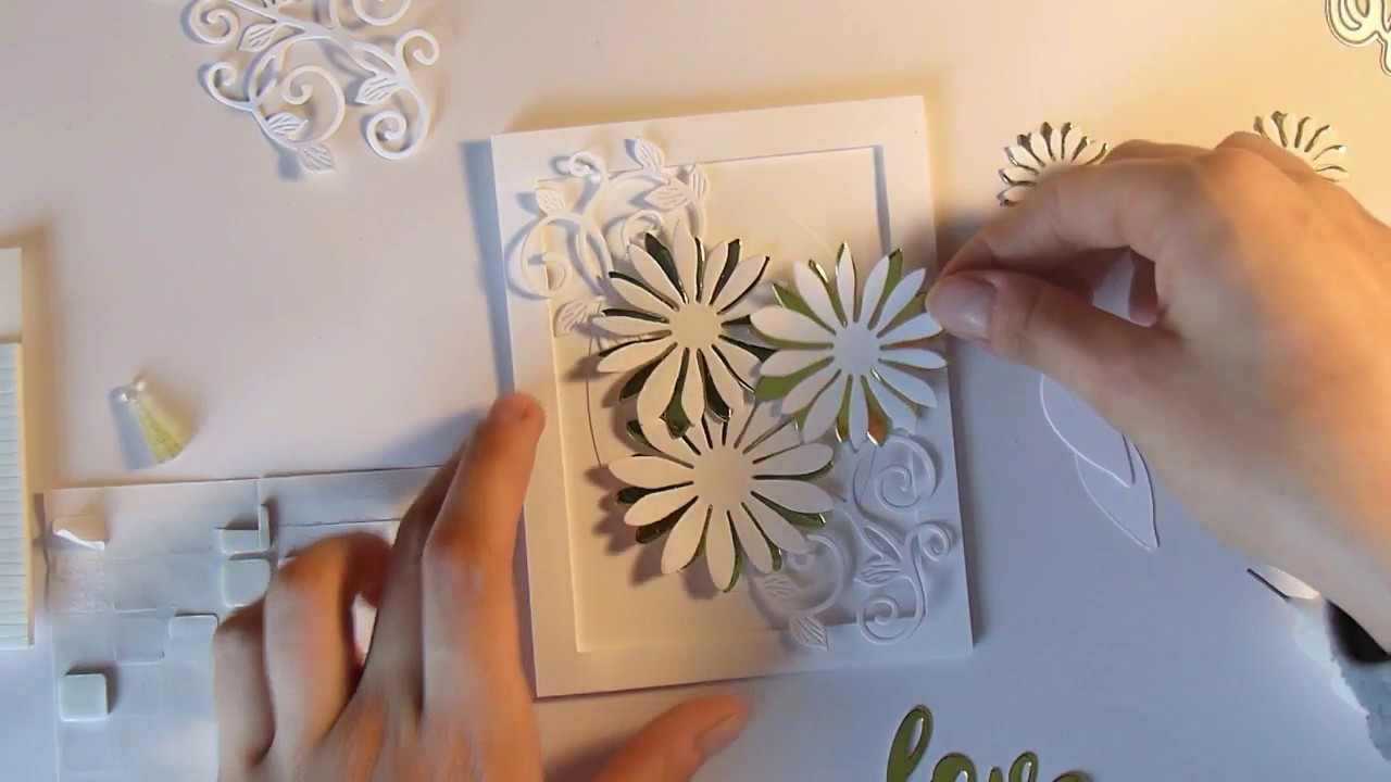 Card making with only die cuts