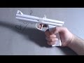 |DIY| How to make a paper gun that shoots-rubber bands-easy tutorial