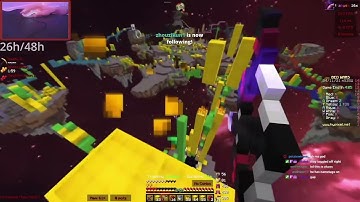 Destroying 2 BLATANT HACKERS in bedwars...