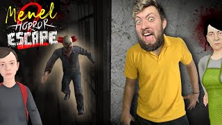 RODZICE ZMUSILI MNIE DO ZAGRANIA w MENEL HORROR ESCAPE 2 ...