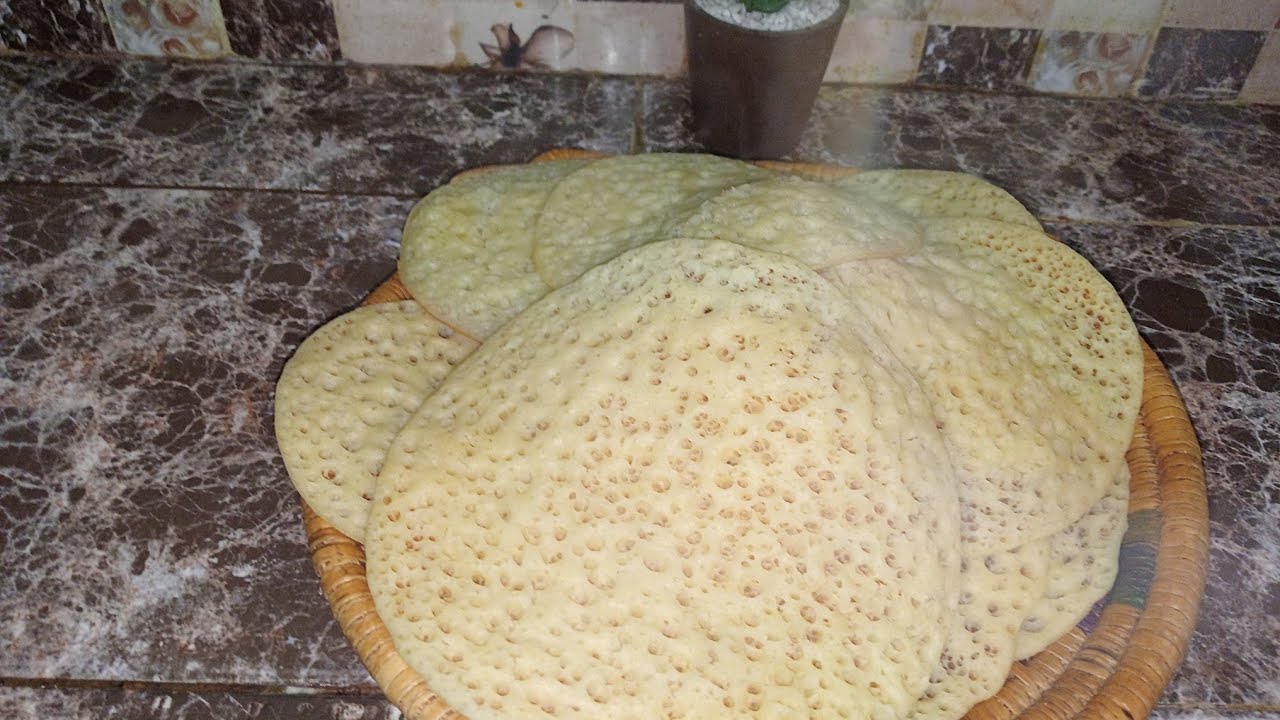 بغرير بدون دقيق ابيض ولا سميدة عمرو يحشمك فالمقلاة زمن الجميل 😋👍😋👍😋👍♥️😋