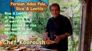 Adas Polo I Persian Rice and Lentils I Chicken Stew I Chef Kooroush I How to I Recipe