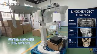 AI-Powered Dental Cone Beam Computed Tomography (CBCT) Scanner with PANO CEPH & 3D CT Imaging