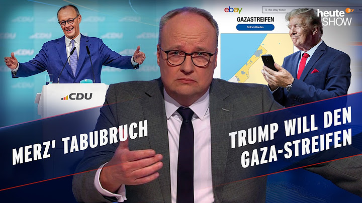Merkel schießt gegen Merz | KI-App aus China | Trumps Gaza-Pläne | heute-show vom 07.02.2025