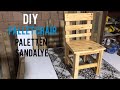 Paletten sandalye yapımı / Making chair from pallets / How to build a chair / Hacer sillas de madera